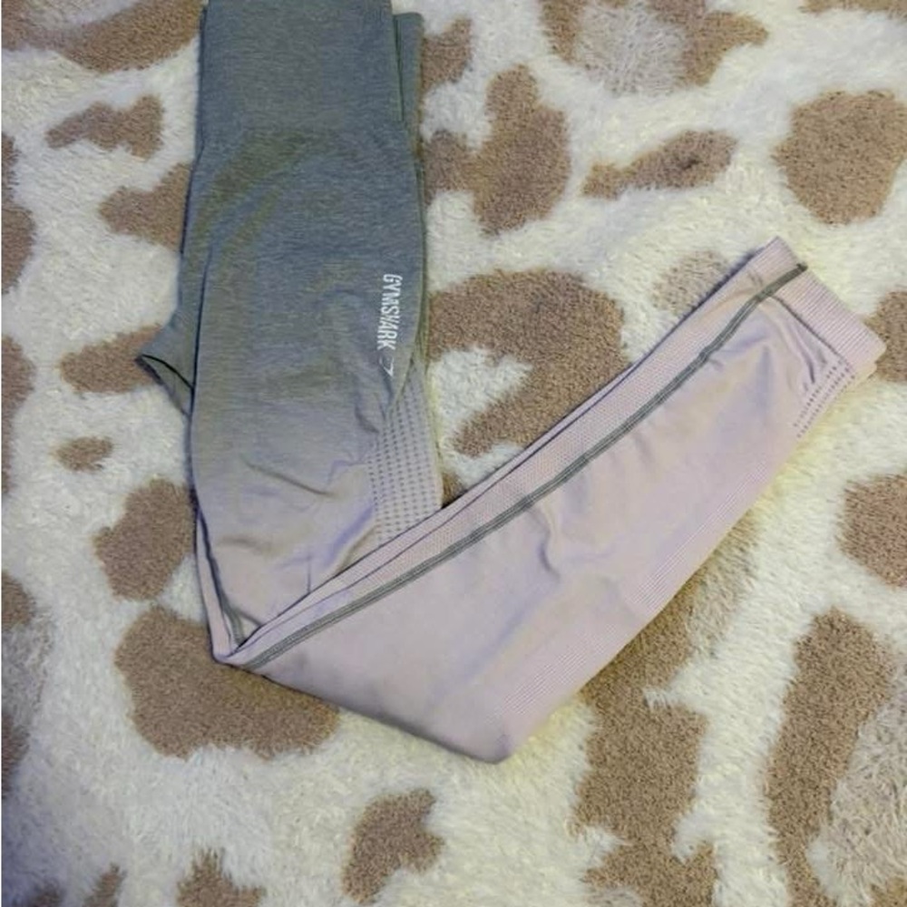 Gymshark Leggings - Gray and Pink Ombre